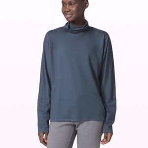 Lululemon Moraine Turtleneck Blue Sz XS